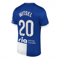 Atletico Madrid Axel Witsel #20 Vonkajší futbalový dres 2023-24 Krátky Rukáv
